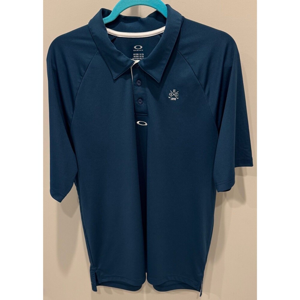 Evanston Golf Club - Oakley Golf Shirt - Men's Size XL - Blue
